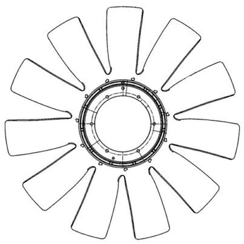 Mahle Radiator Cooling Fan Blade CFW 75 000P