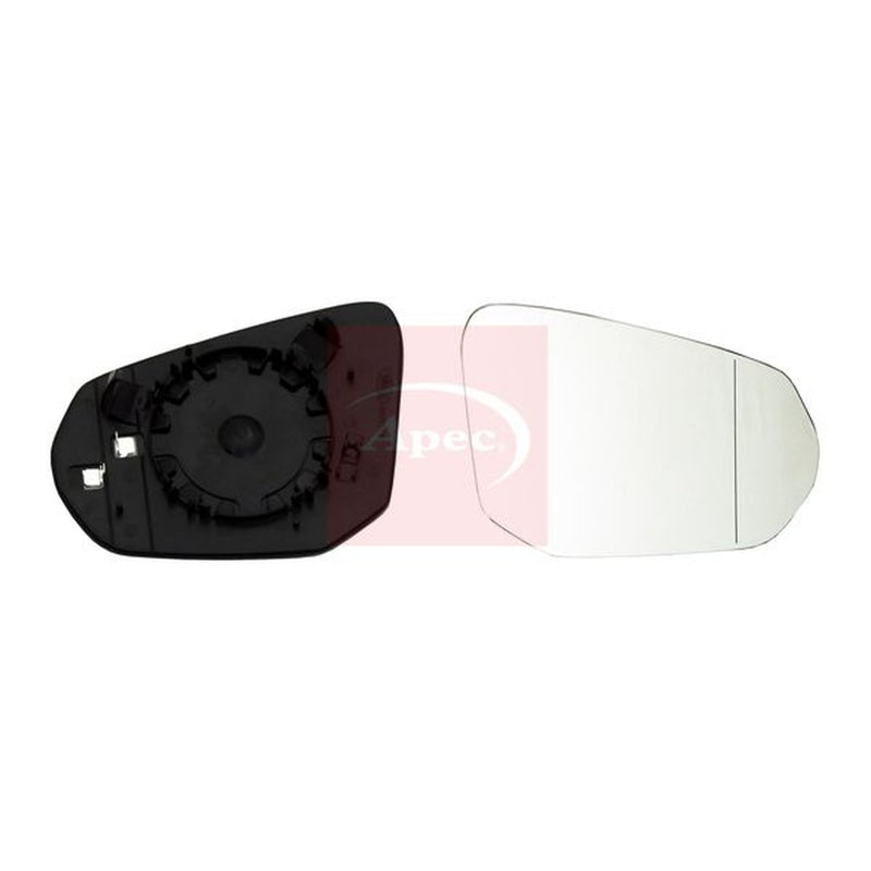 Apec Exterior Wing Mirror Glass Right fits Audi Q2 2016-2021 1.0 1.4 1.6 2.0