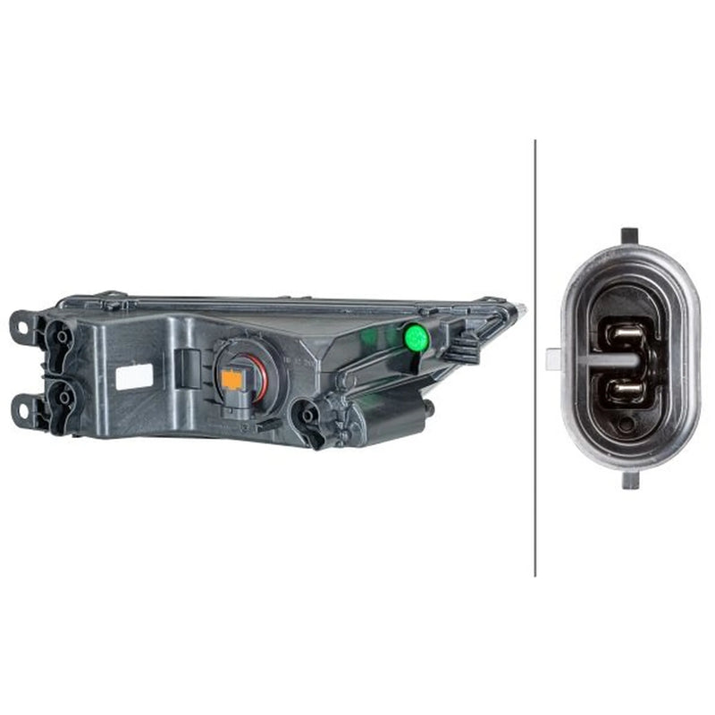 Hella Front Left Fog Light H11 fits VW Tiguan 2016-2024 1.4 1.6 2.0