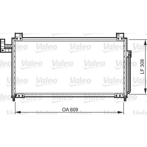 Valeo Air Conditioning Condenser 818087