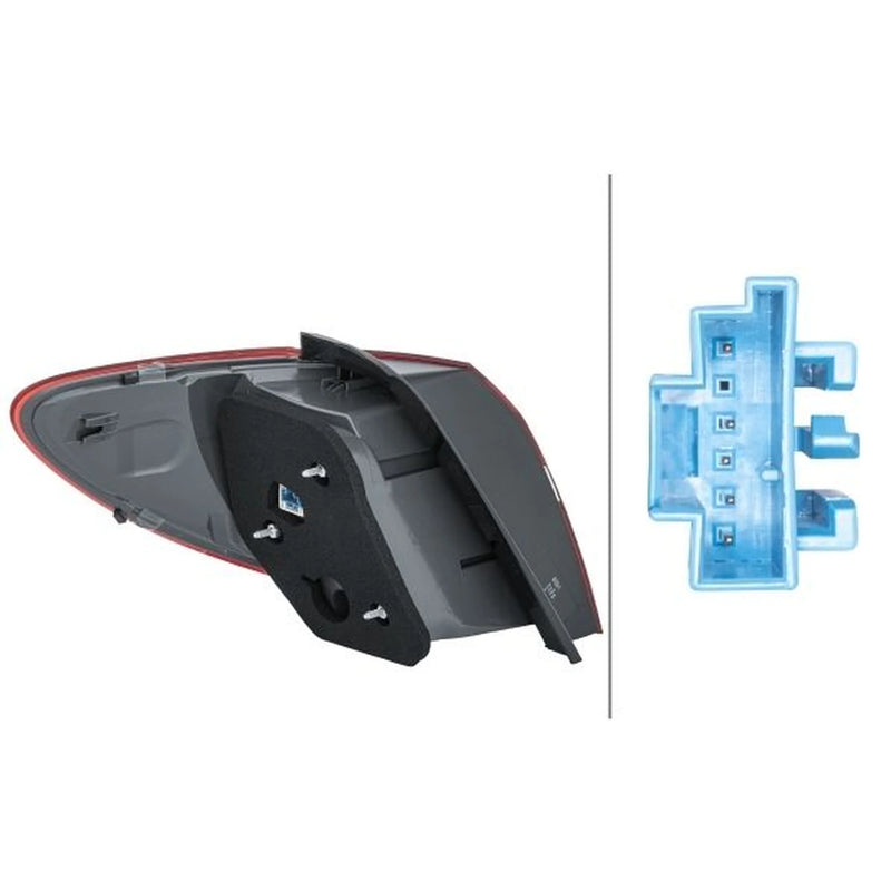 Hella Tail Light / Lamp LED Right fits Mercedes-Benz B-Class Sports Tourer