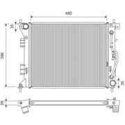 Valeo Engine Radiator 701452