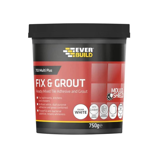 Everbuild Sika 703 Fix & Grout Tile Adhesive 7.5kg Everbuild Sika - Dynamic Drive