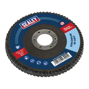 Sealey Flap Disc Zirconium115mm22mm Bore 40Grit FD11540 Sealey - Dynamic Drive