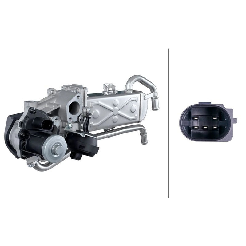 Hella EGR Exhaust Gas Recirculation Module fits Seat Ibiza 2010-2015 1.2