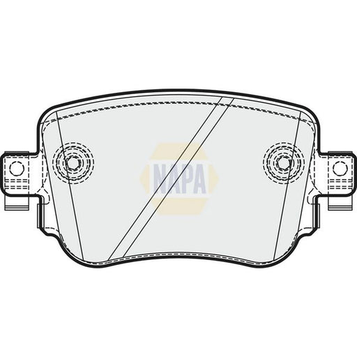 NAPA Rear Brake Pad Set NBP1455
