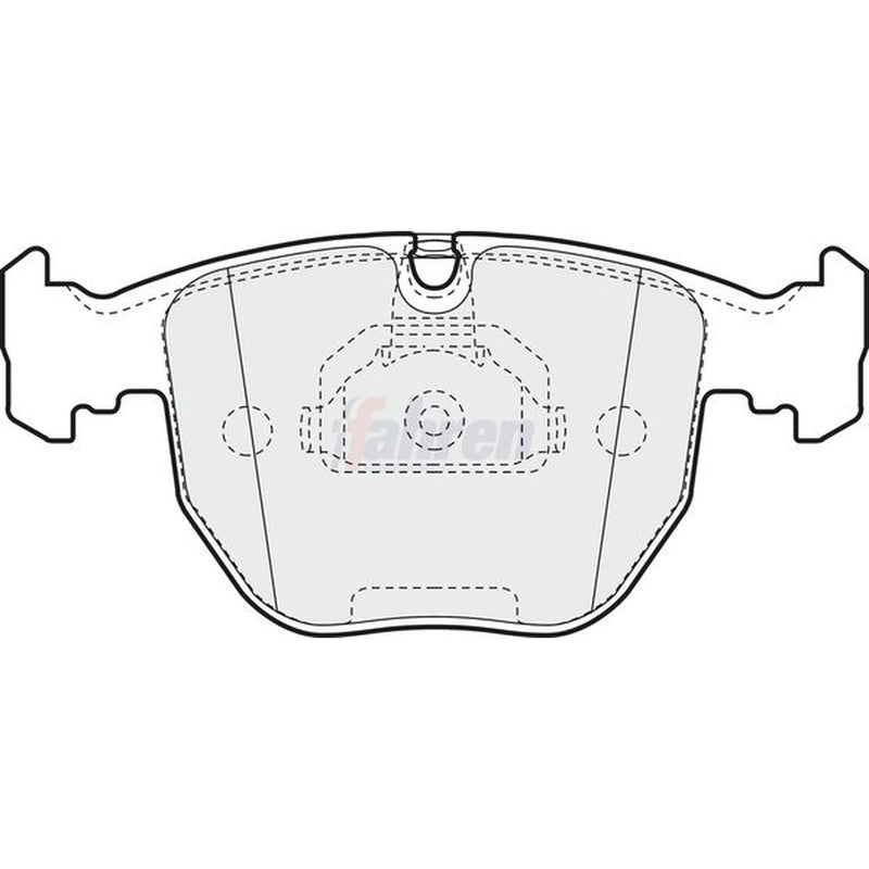 Fahren Front Brake Pad Set FBP3387