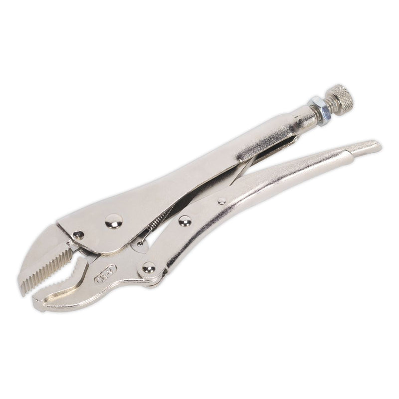 Sealey Locking Pliers Optimum Grip 225mm 0-45mm Capacity AK6830 Sealey - Dynamic Drive