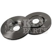 Key Parts Front & Rear Brake Discs & Pads fits Peugeot 308 Sw I 2007-2014 1.6