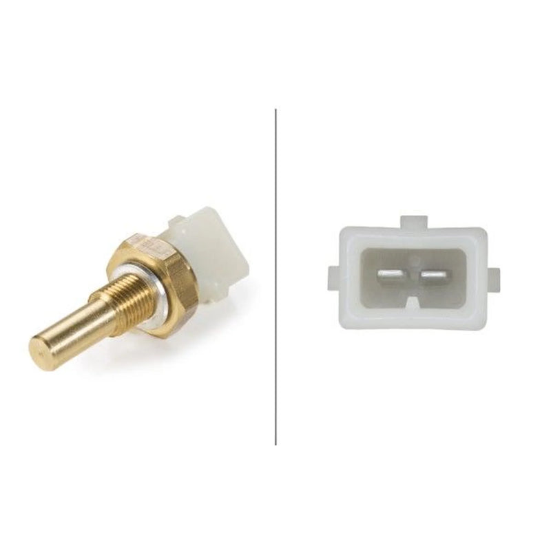 Hella Coolant Temperature Sensor fits Audi 100 C4 1990-1994 2.0 2.6 2.8