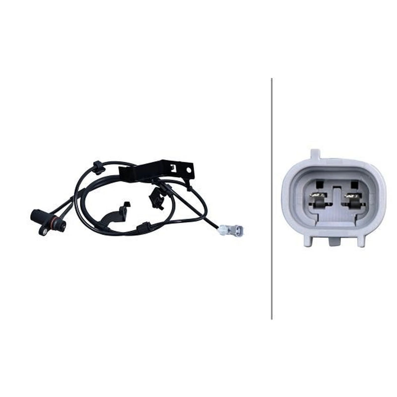 Hella ABS Wheel Speed Sensor Front Left fits Toyota Hilux Vigo VII Pickup