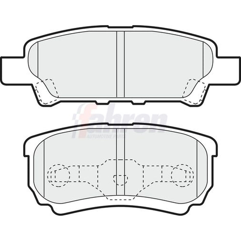 Fahren Rear Brake Pad Set FBP3599