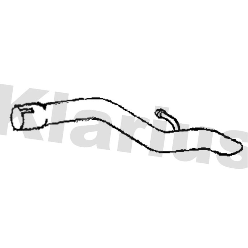 Klarius Exhaust Pipe OD fits Opel Astra J Sports Tourer 2010-2015 1.4