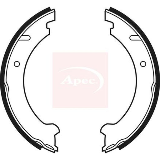 Apec Parking Brake Shoe Set fits Volvo 850 1991-1997 2.0 2.3 2.4 2.5