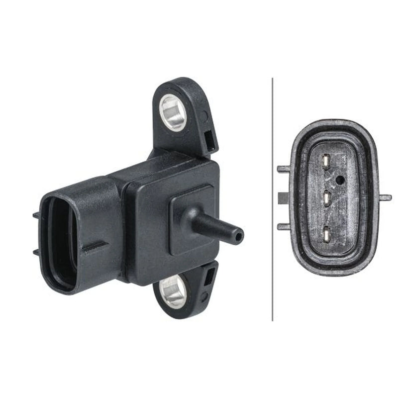 Hella Turbo Boost Pressure Sensor fits Toyota Land Cruiser 200 2008 on 4.7
