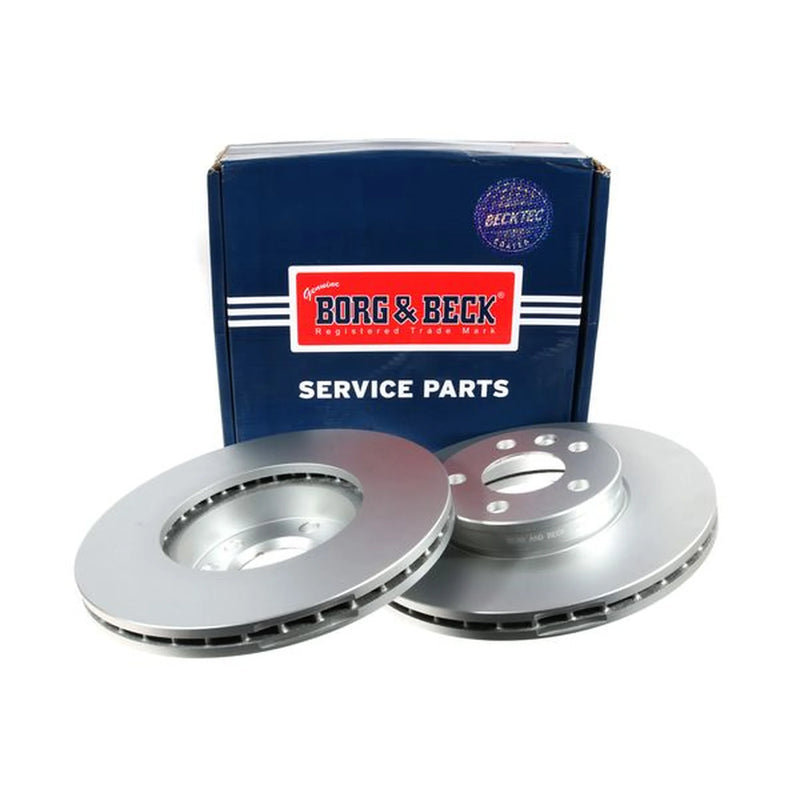 Borg & Beck Front & Rear Brake Discs & Pads fits Ford Galaxy 2000-2006 2.3