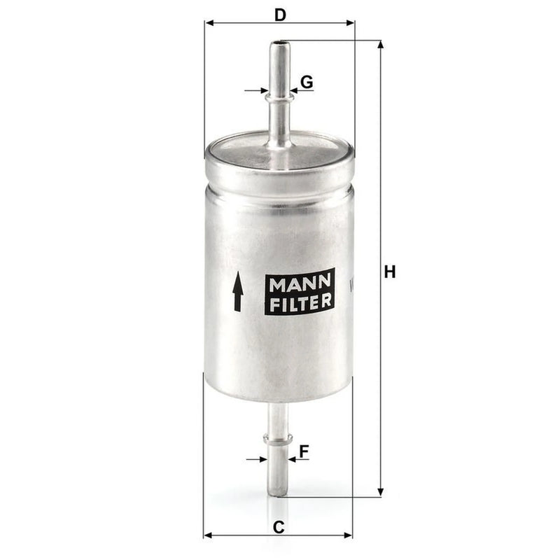 MANN-FILTER Full Service Kit with Air, Oil, Fuel & Cabin Filters fits VW Polo IV