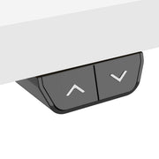 Dellonda Single Motor Adjustable-Height Electric Sit/Stand Desk - White Desktop Dellonda - Dynamic Drive