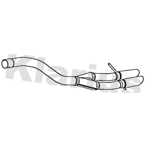 Klarius Exhaust Pipe OD fits VW Cc B7 2011-2016 2.0