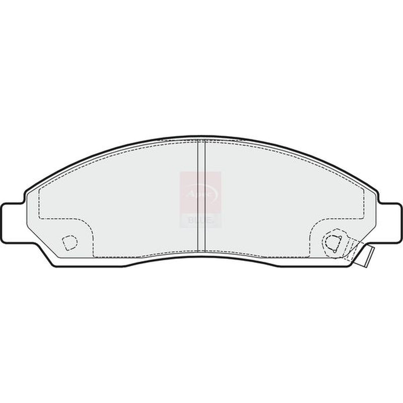 Apec Front Brake Pad Set fits Isuzu D-Max I Platform/Chassis 2007-2012 3.0