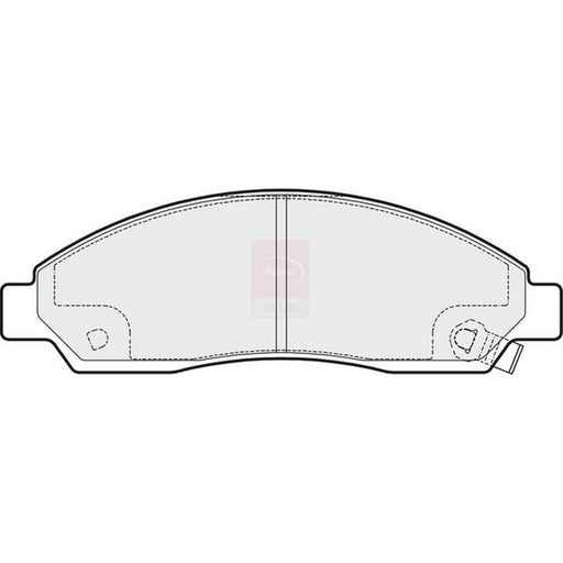 Apec Front Brake Pad Set fits Isuzu D-Max I Platform/Chassis 2007-2012 3.0