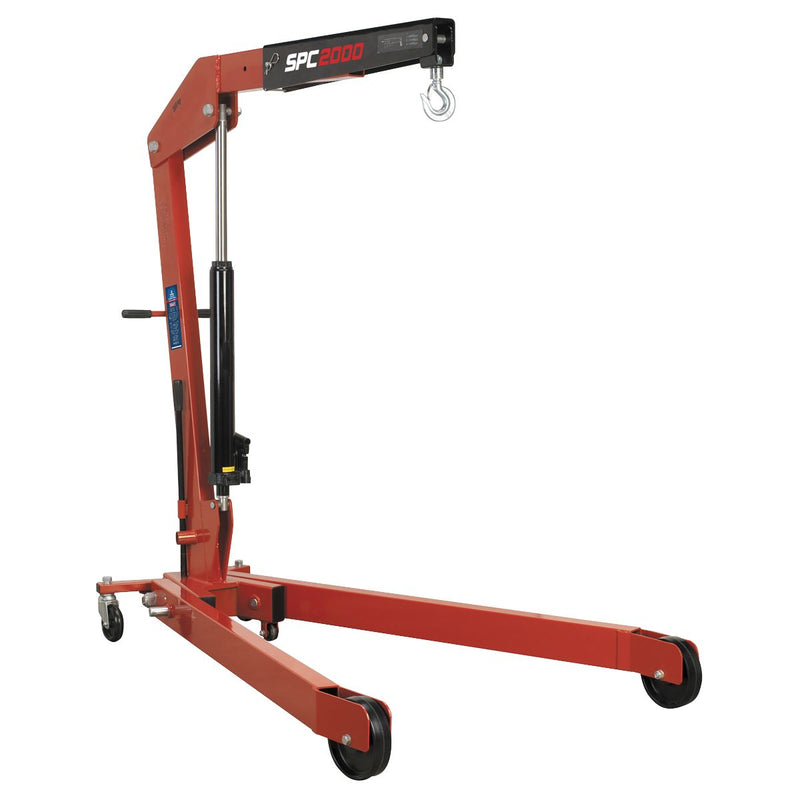 Sealey Folding Engine Crane 2tonne SPC2000 Sealey - Dynamic Drive