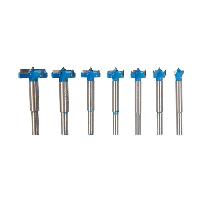 Silverline Forstner Bit Set 7pce 12 - 35mm Silverline - Dynamic Drive