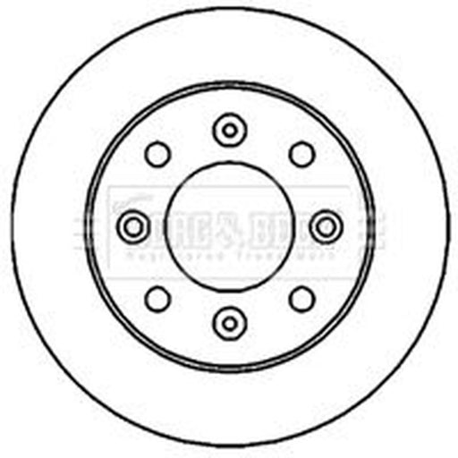 Borg & Beck Front Brake Vented Discs & Pads fits Tata Indica 1998-2002 1.4