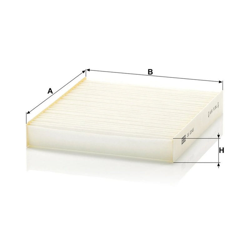 MANN-FILTER Cabin Air Filter (Pollen Filter) behind the glov fits Subaru Impreza