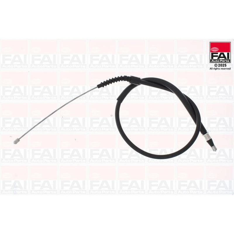 FAI Handbrake Cable Centre fits Opel Corsa C 2000-2009 1.0 1.2 1.3 1.7