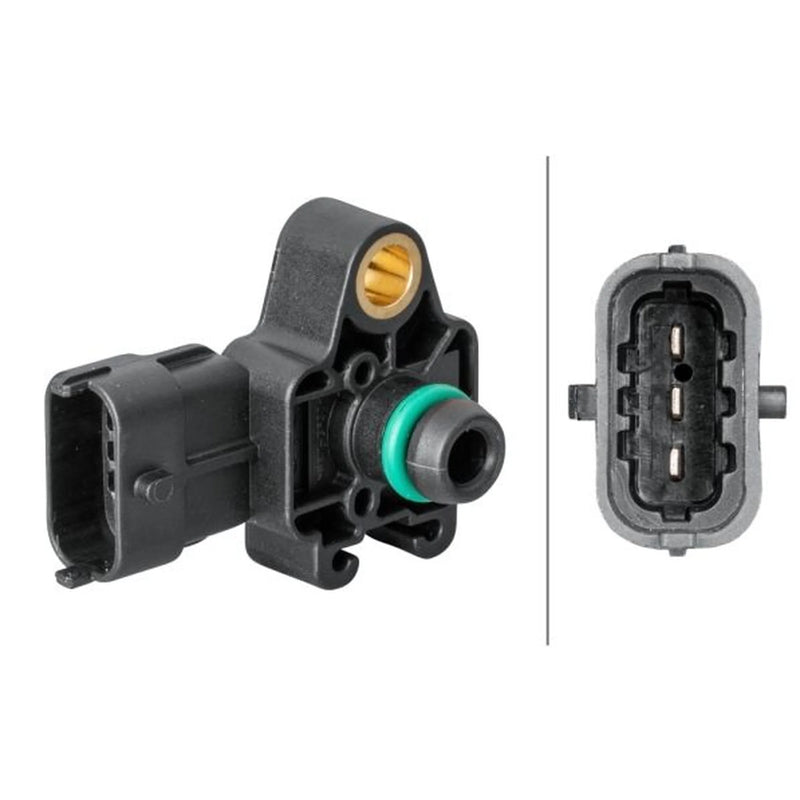 Hella Turbo Boost Pressure Sensor fits Opel Antara A 2010-2015 2.4