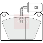 Apec Front Brake Pad Set fits Austin Metro I Fastback 1980-1990 1.0 1.3
