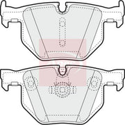 Apec Rear Brake Pad Set fits BMW 5 2001-2010