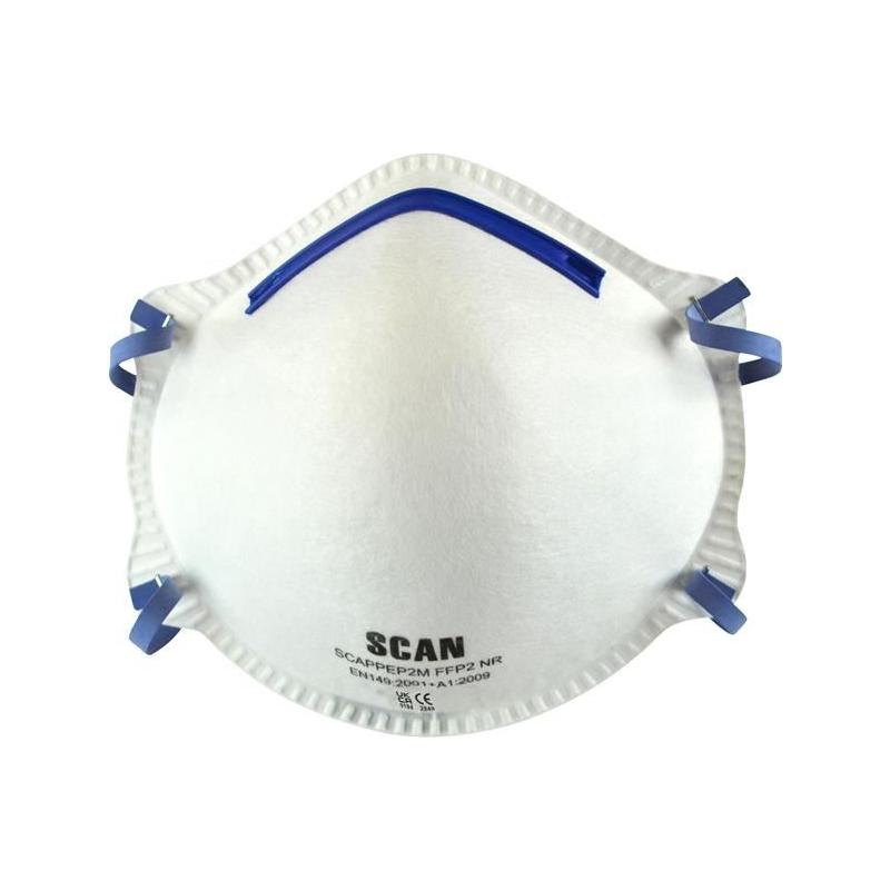 Scan Moulded Disposable Mask FFP2 Protection (Pack 20) Scan - Town Tools