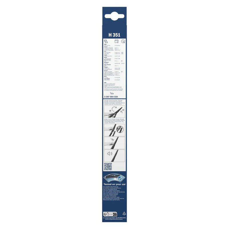 Bosch Conventional Wiper Blade 350mm — H351 fits BMW X3 2003-2011 2.0 2.5 3.0