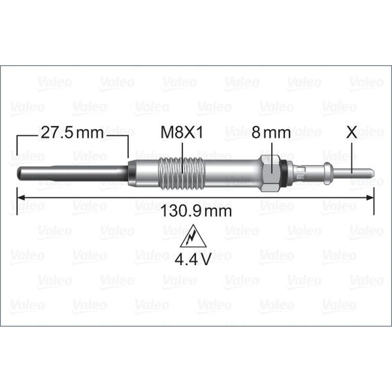 Valeo Diesel Engine Glow Plug 345229