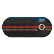 Draper Metal Cutting Discs, 115 x 1 x 22.23mm (Pack of 10) 94771 Draper - Dynamic Drive