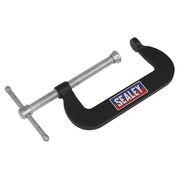 Sealey Junior C-Clamp Set 76mm x 35mm 4pc GCC02 Sealey - Dynamic Drive