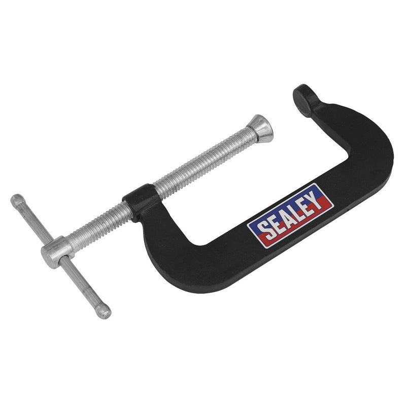 Sealey Junior C-Clamp Set 76mm x 35mm 4pc GCC02 Sealey - Dynamic Drive