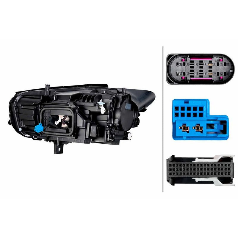 Hella Headlight Headlamp LED Right fits Mercedes-Benz B-Class Sports Tourer
