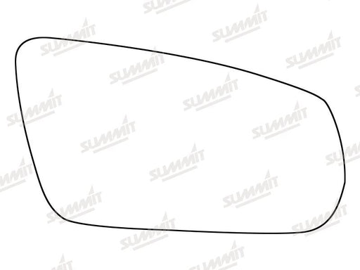 Summit Stick-On Standard Mirror Glass fits Ford Mustang 04 to 15 RHS Summit - Bars 4 Cars