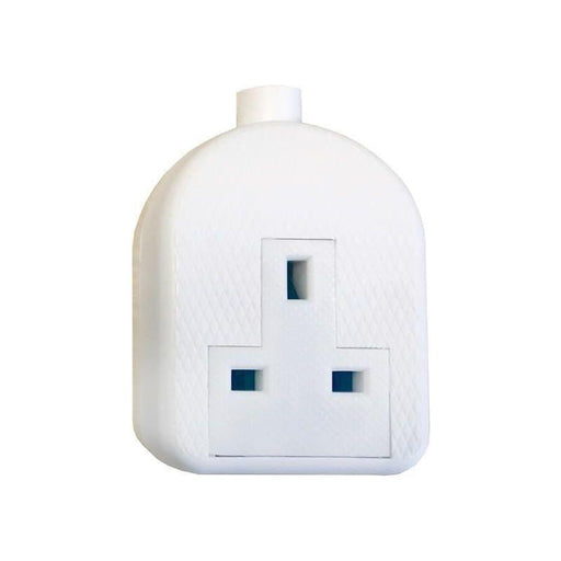 Smj White Trailing Extension Socket 13A 1-Gang SMJ - NN4 Online