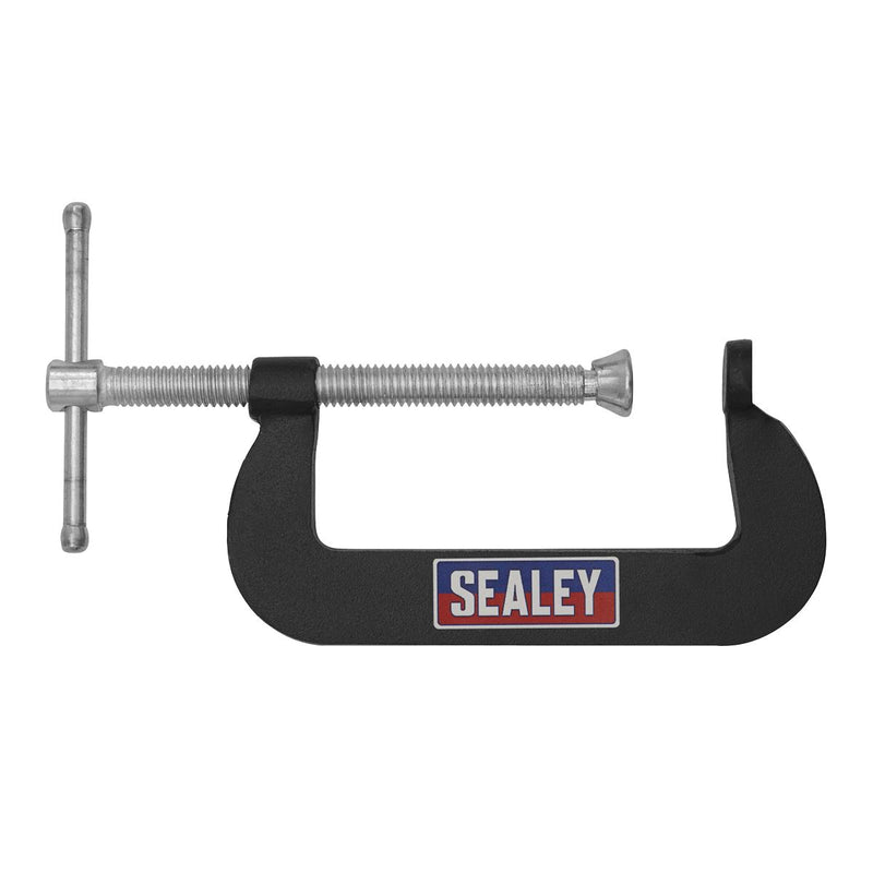 Sealey Junior C-Clamp Set 76mm x 35mm 4pc GCC02 Sealey - Dynamic Drive