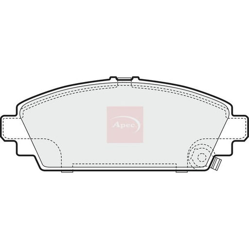 Apec Front Brake Pad Set PAD1435
