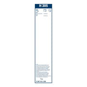 Bosch Conventional Wiper Blade 300mm — H305 fits Alpina B3 1999-2006 3.3 3.4