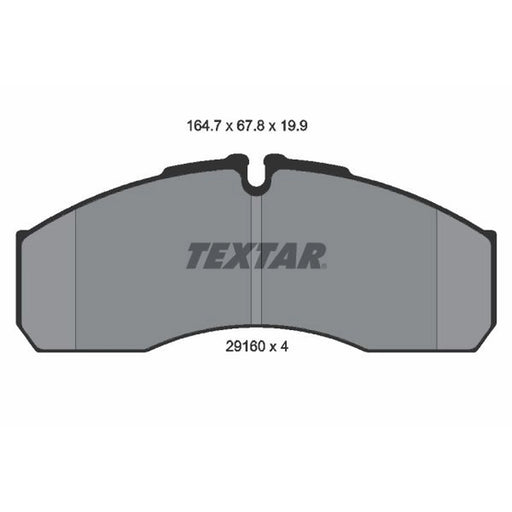 Textar Front Brake Pad Set 2916002
