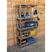 Silverline Boltless Freestanding Shelving Unit 5-Tier Silverline - Dynamic Drive