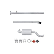Hella Middle Silencer fits Ford Courier Hatchback 1998-2002 1.4 1.8