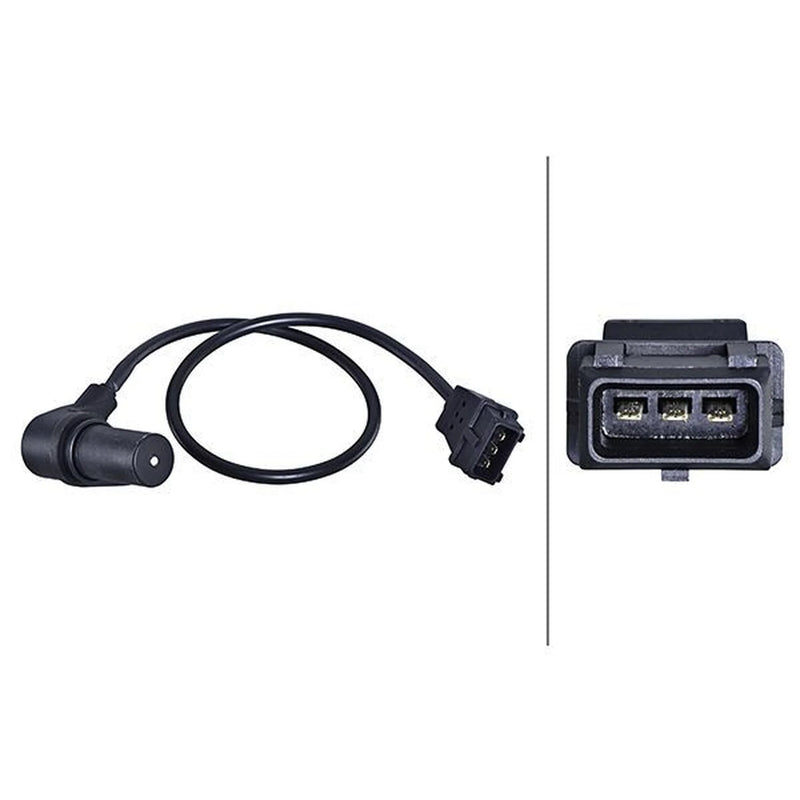 Hella Crankshaft Position Sensor fits Fiat Brava 1995-2001 1.4 1.9