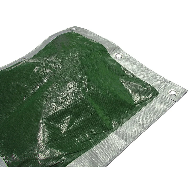 Faithfull Tarpaulin Green/Silver 3.6 x 2.7m (12 x 9ft) 80gsm - FAITARP129